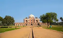 Llegada a la vibrante Nueva Delhi, la capital de la India.