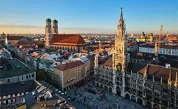 Paseo por el centro histórico de Múnich.