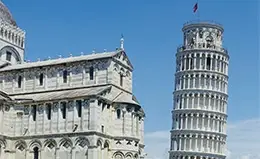 Admira la icónica Torre Inclinada en Pisa