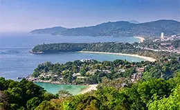 Vuelo a la paradisíaca isla de Phuket.