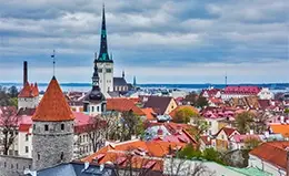 Visita al núcleo medieval de Tallin.