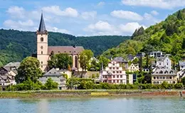 Disfruta de un pintoresco crucero por el río Rin desde Boppard a St. Goar.