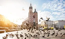 Día libre para descubrir los encantos de Cracovia.